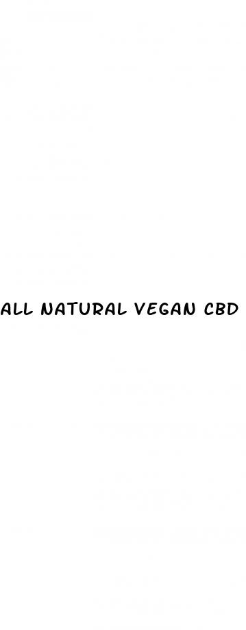 all natural vegan cbd gummies