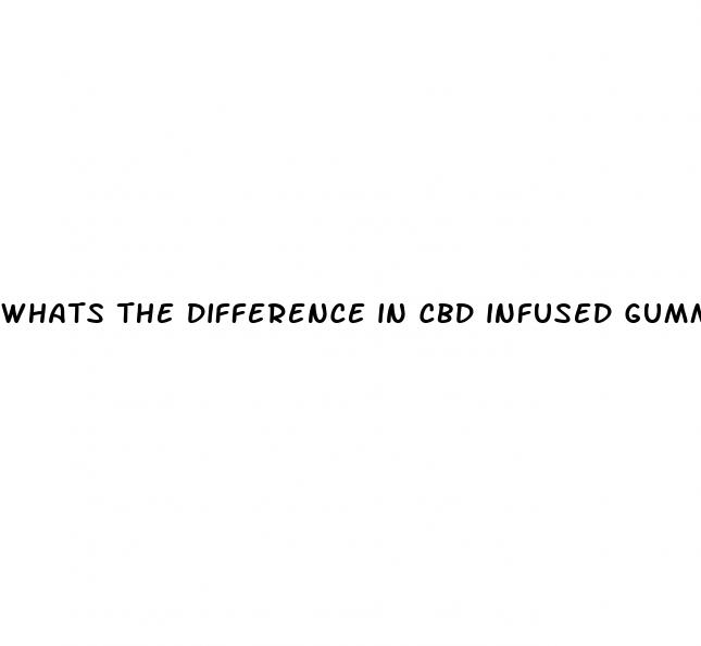 whats the difference in cbd infused gummies and cbd gummies