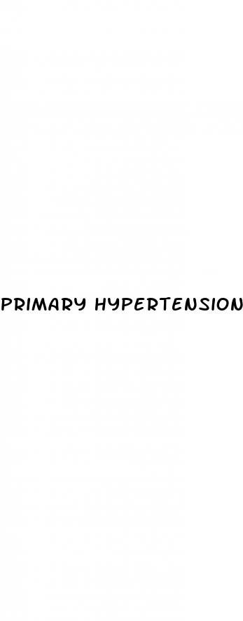 primary hypertension causes