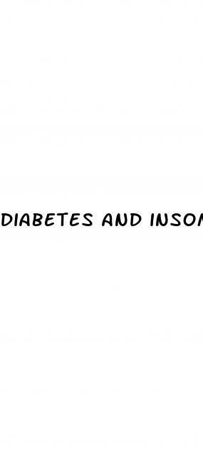 diabetes and insomnia