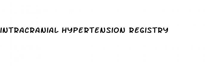 intracranial hypertension registry