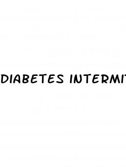 diabetes intermittent fasting