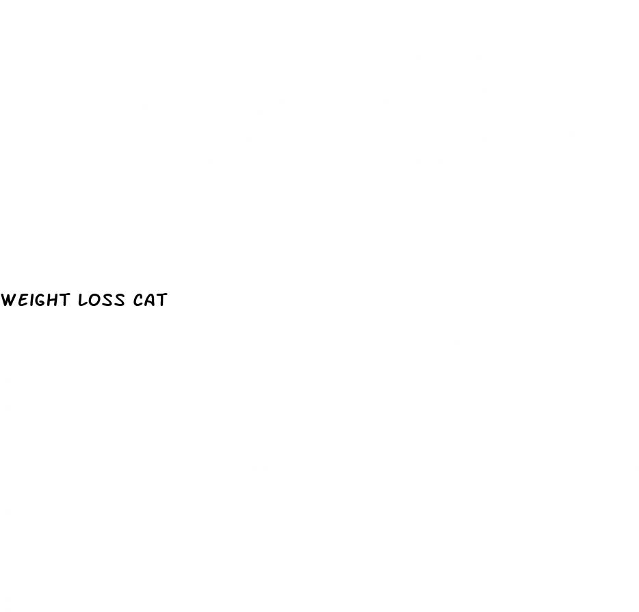 weight loss cat