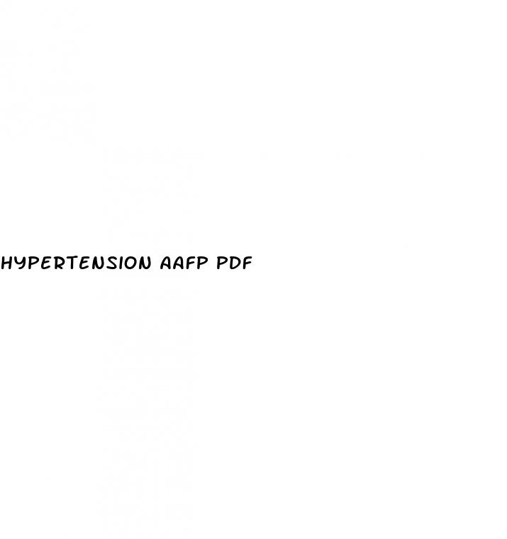 hypertension aafp pdf
