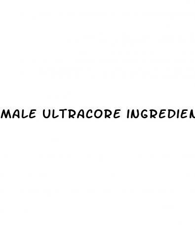 male ultracore ingredients