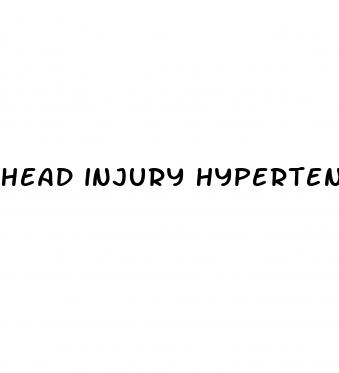 head injury hypertension