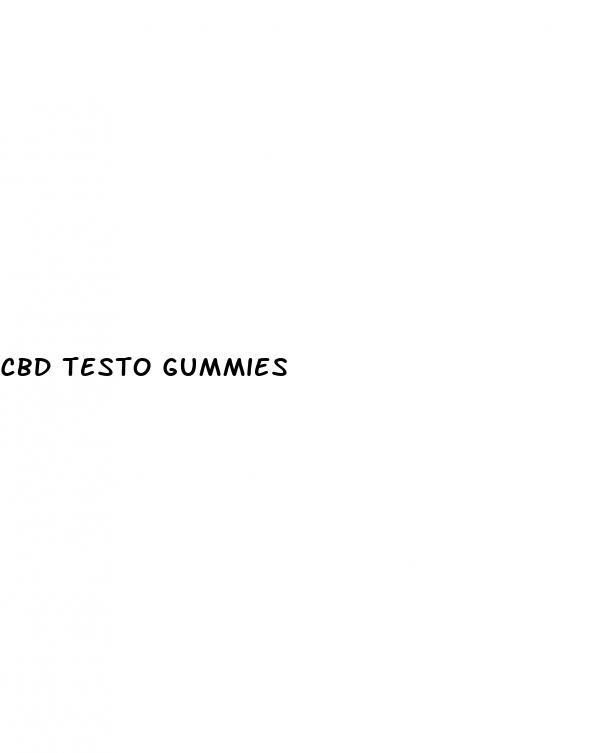 cbd testo gummies