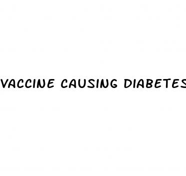 vaccine causing diabetes