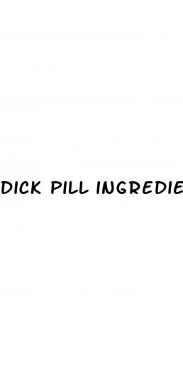 dick pill ingredients
