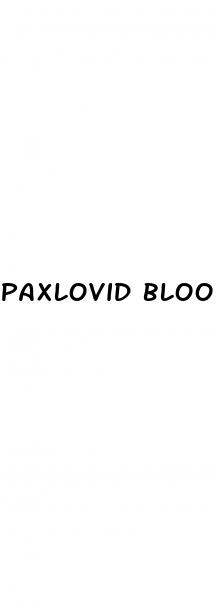 paxlovid blood sugar