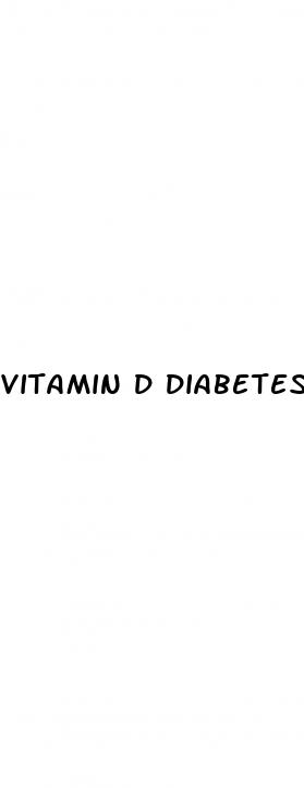 vitamin d diabetes