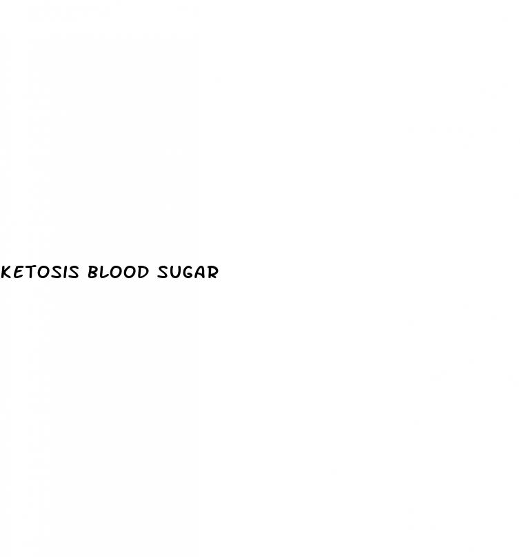 ketosis blood sugar
