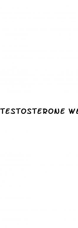 testosterone weight loss