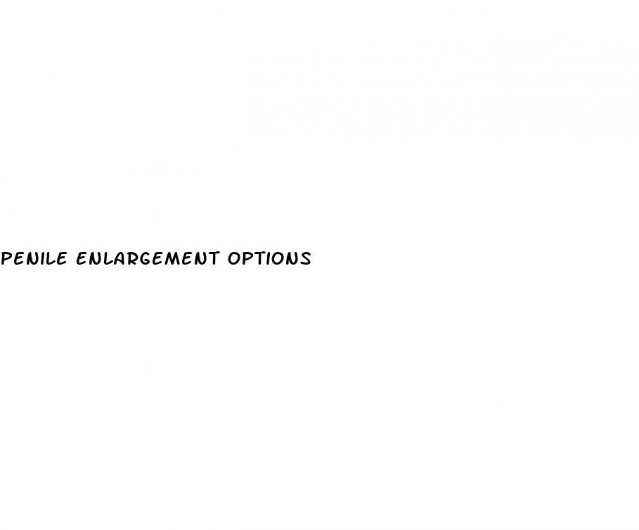 penile enlargement options