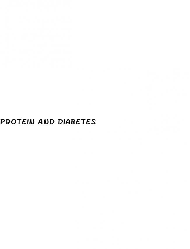 protein and diabetes