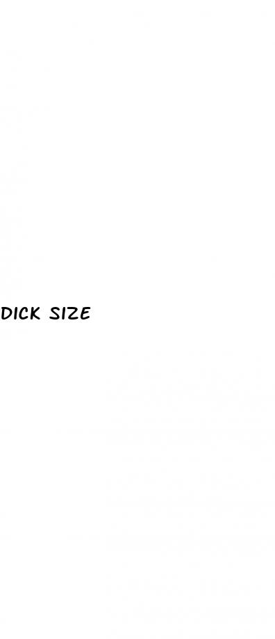 dick size