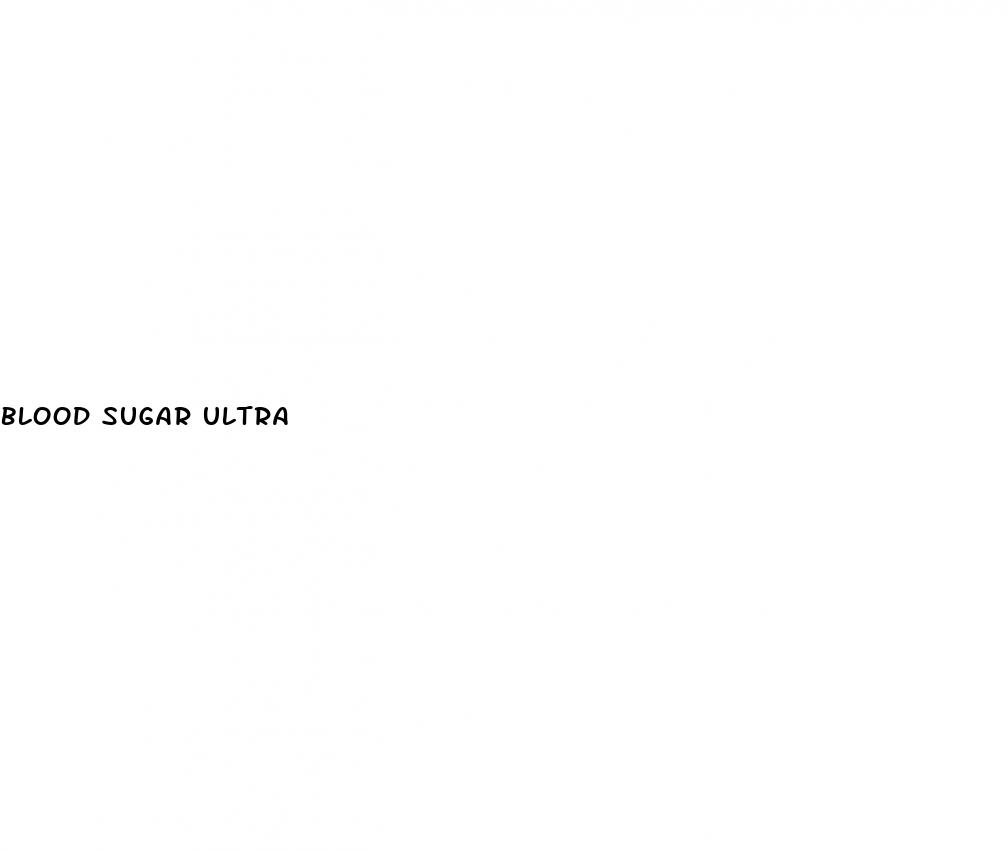 blood sugar ultra