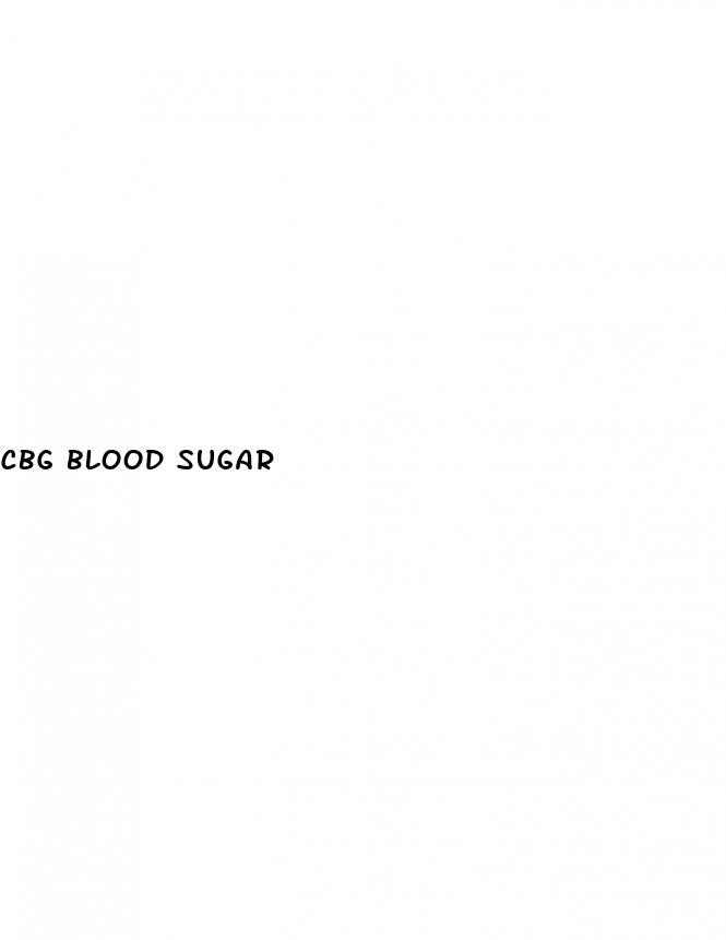 cbg blood sugar