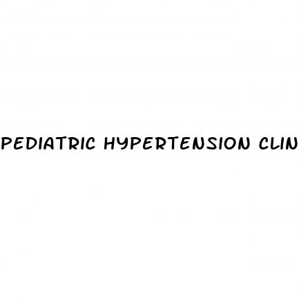 pediatric hypertension clinic