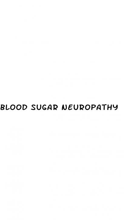 blood sugar neuropathy