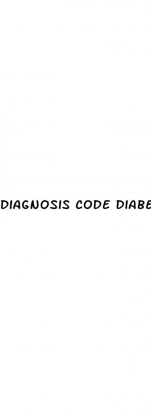 diagnosis code diabetes