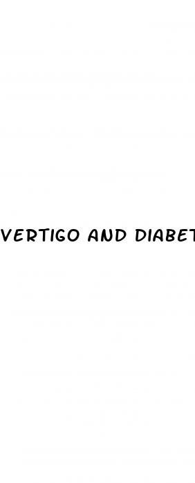vertigo and diabetes