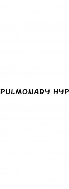 pulmonary hypertension demographics