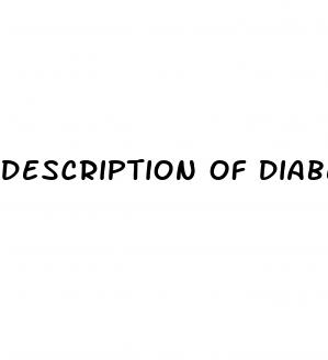 description of diabetes