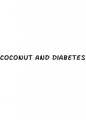 coconut and diabetes