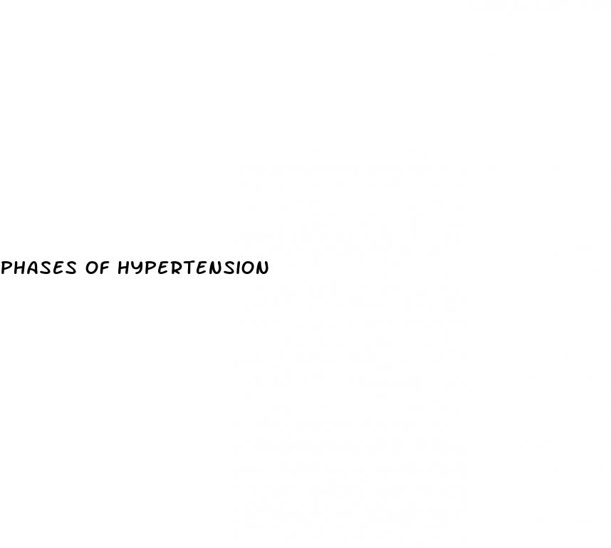 phases of hypertension
