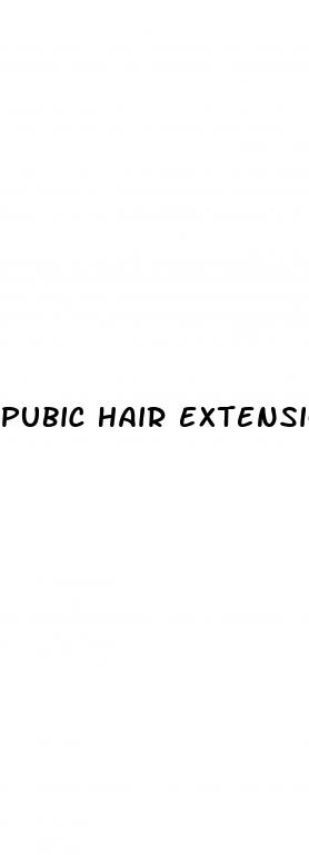 pubic hair extensions