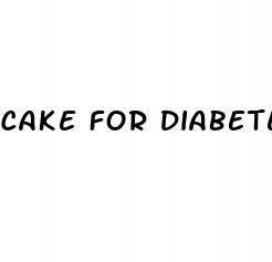 cake for diabetes