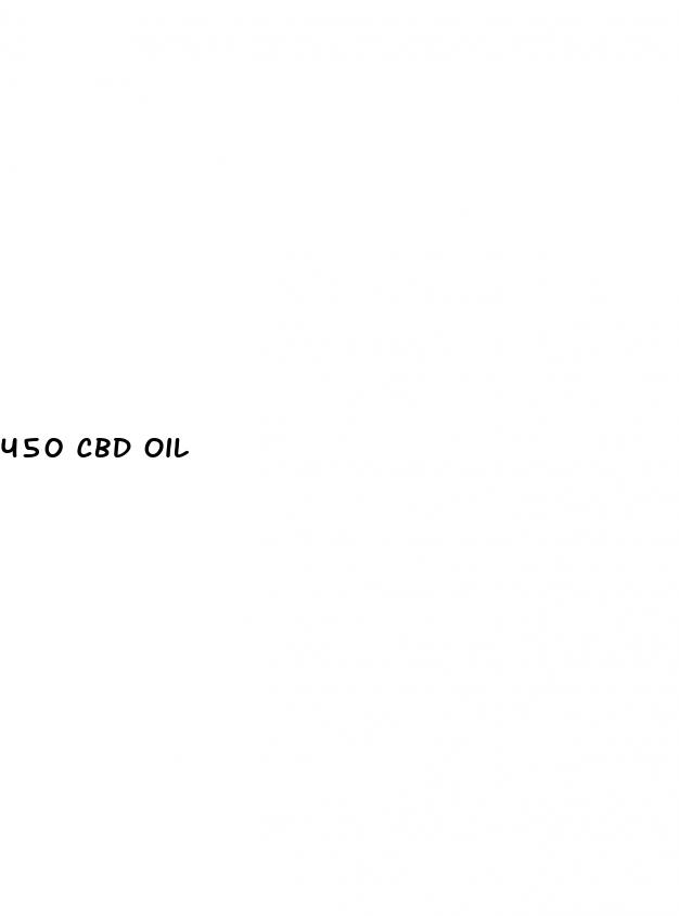 450 cbd oil