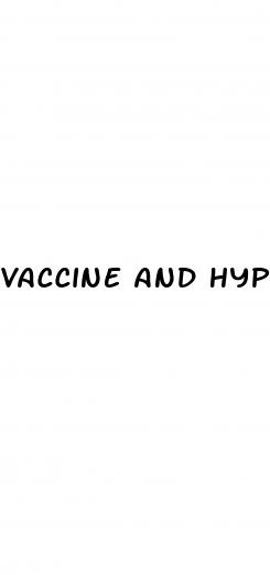 vaccine and hypertension