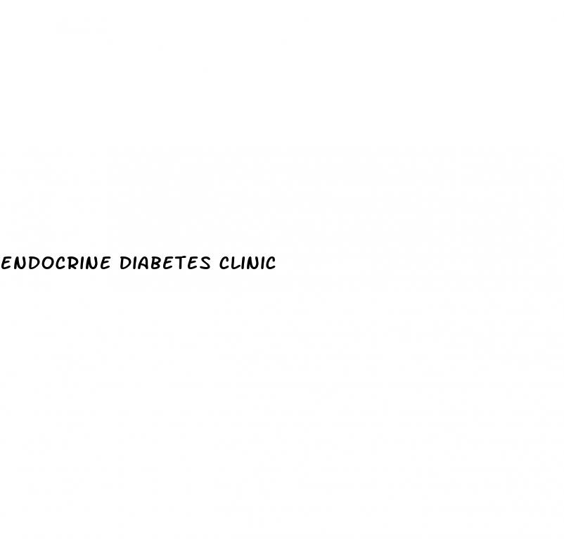 endocrine diabetes clinic