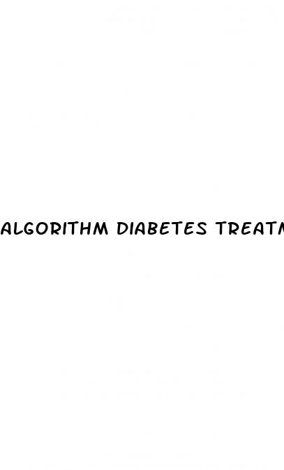 algorithm diabetes treatment