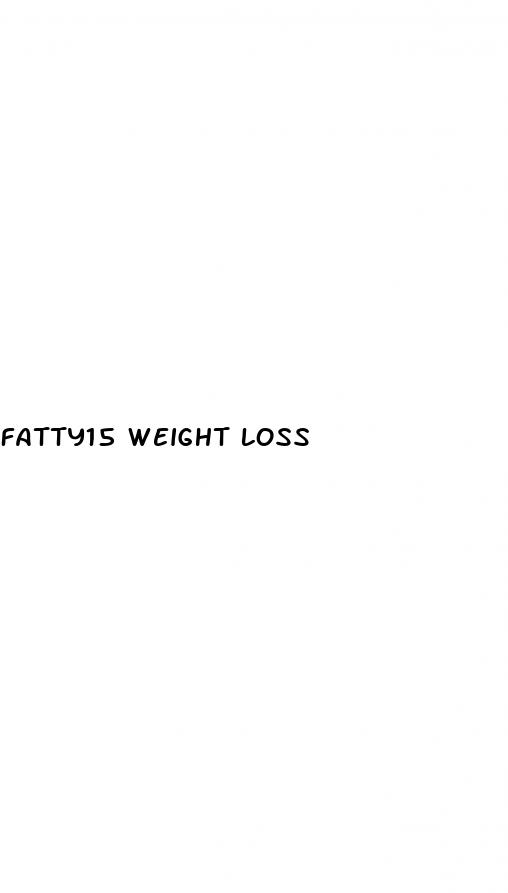 fatty15 weight loss