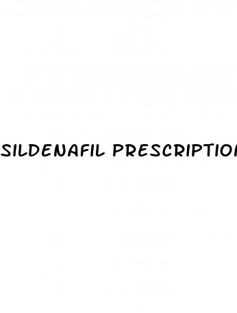 sildenafil prescription sample