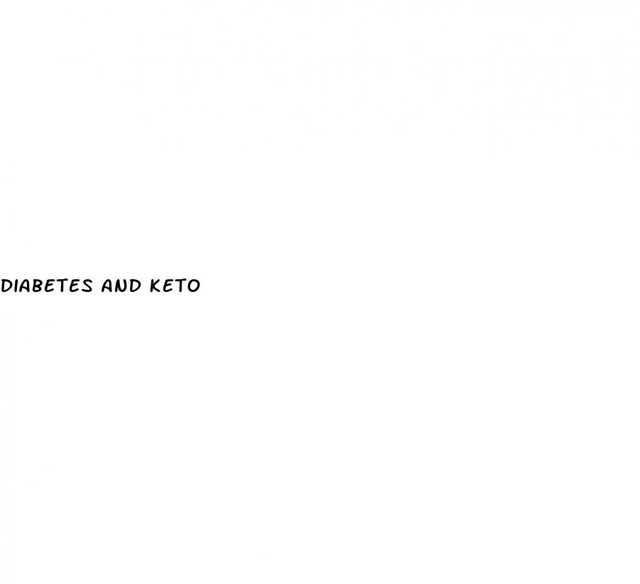 diabetes and keto