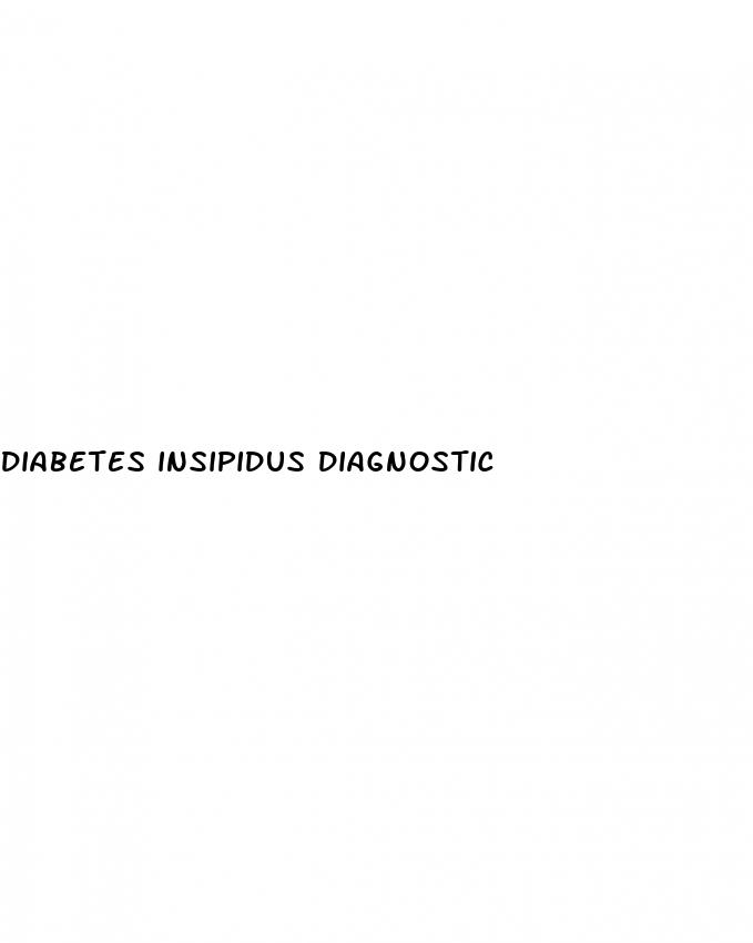 diabetes insipidus diagnostic
