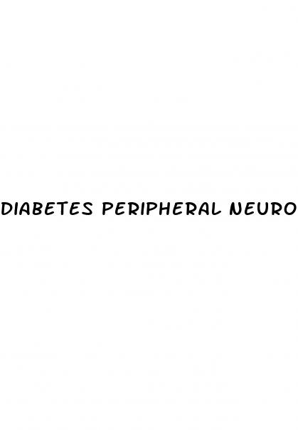 diabetes peripheral neuropathy