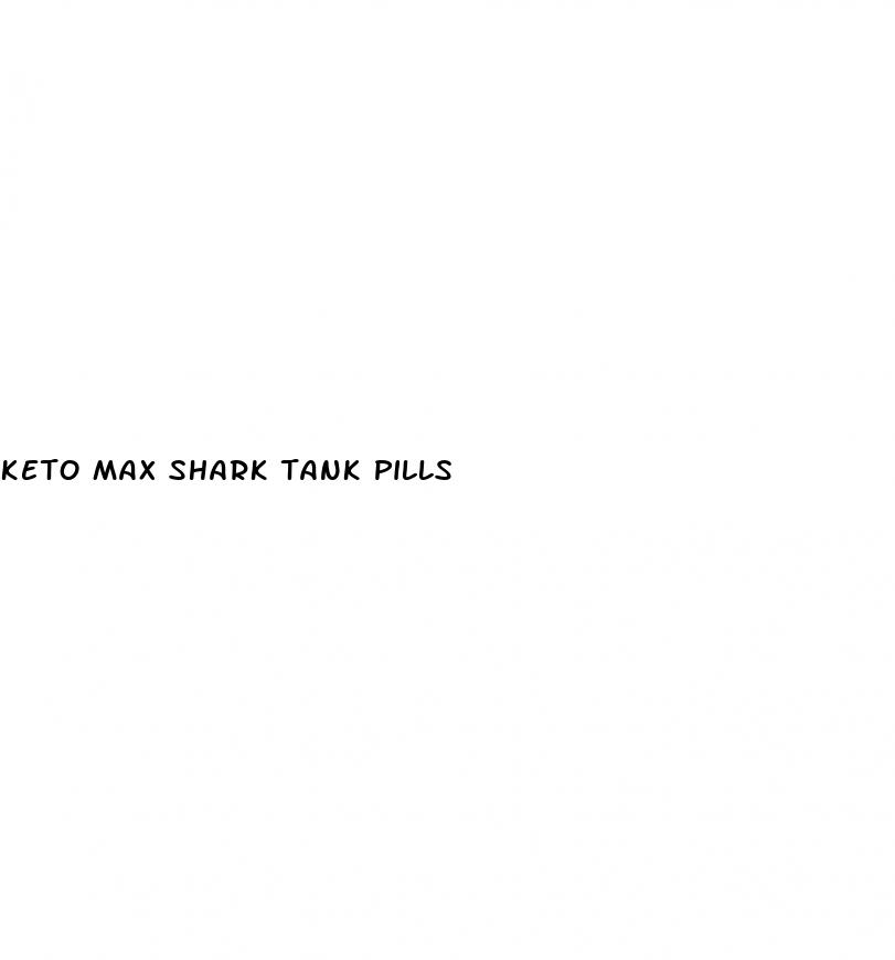 keto max shark tank pills