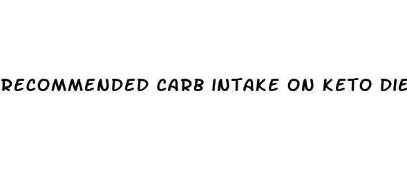 recommended carb intake on keto diet