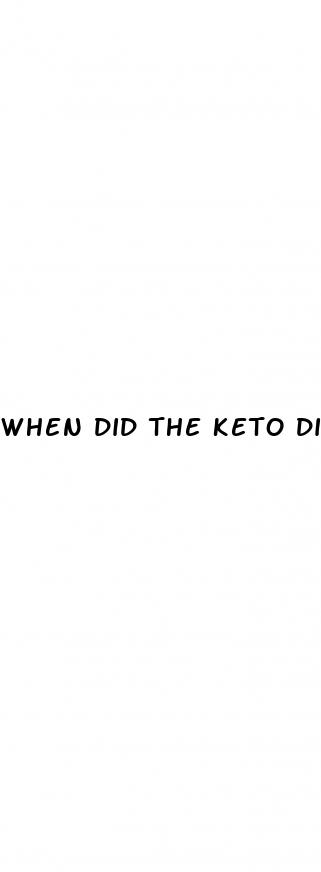when did the keto diet became popular for weight loss