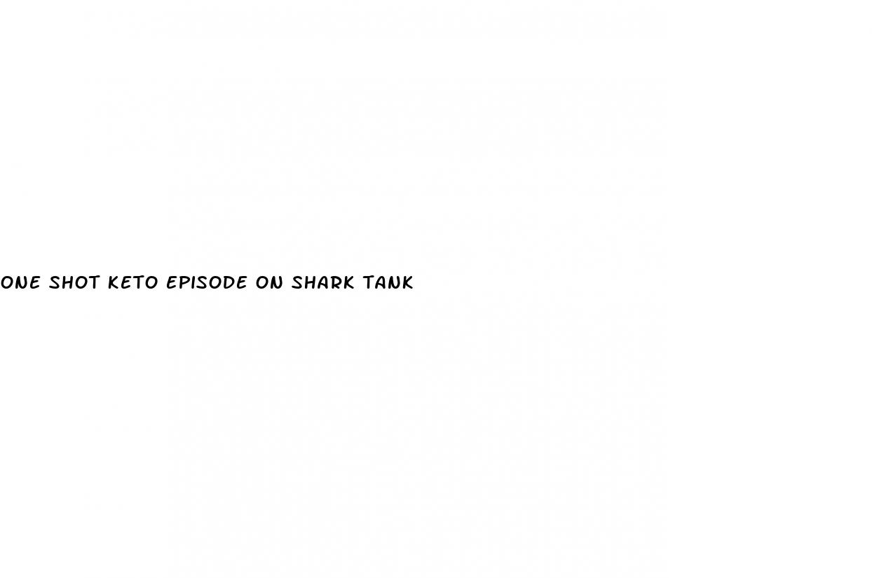 one shot keto episode on shark tank