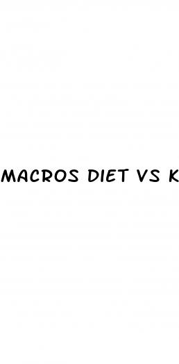 macros diet vs keto
