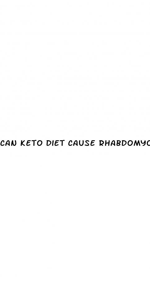 can keto diet cause rhabdomyolysis