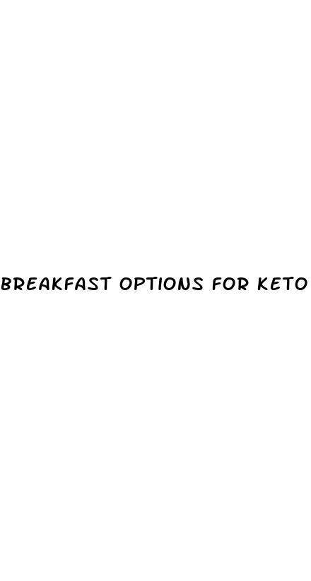 breakfast options for keto diet