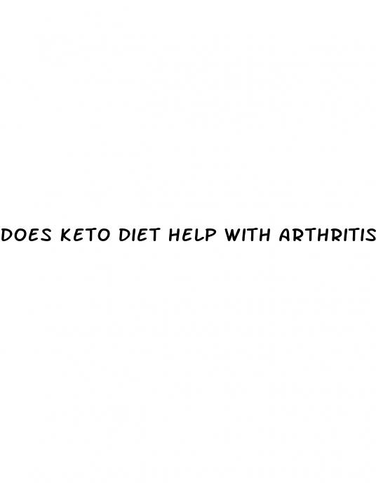does keto diet help with arthritis pain