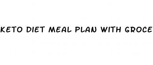 keto diet meal plan with grocery list